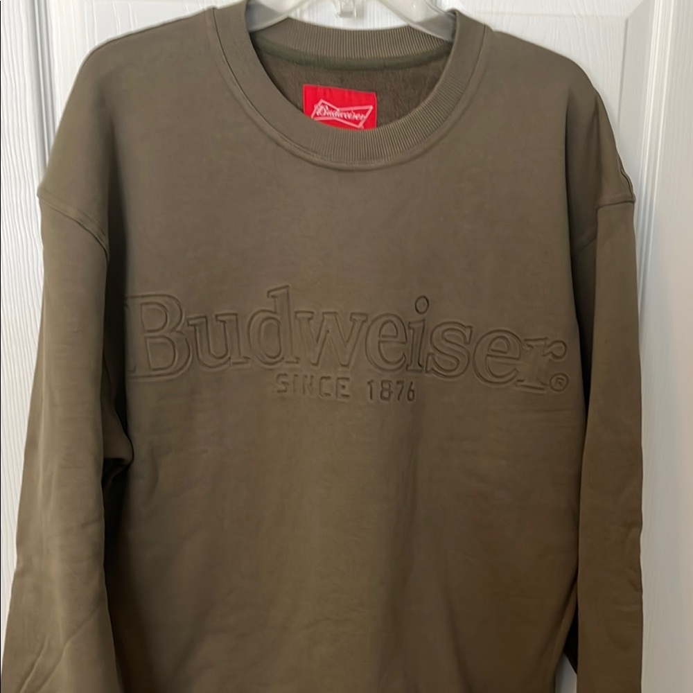 Budweiser Olive Sweatshirt